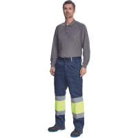 BILBAO HV trousers navy/yellow