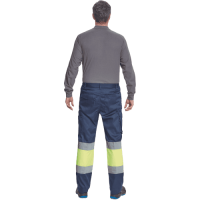 BILBAO HV trousers navy/yellow