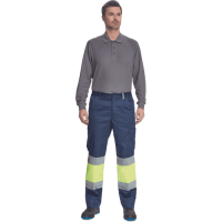 BILBAO HV trousers navy/yellow