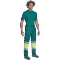 BILBAO HV trousers green/yellow