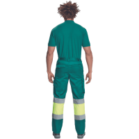 BILBAO HV trousers green/yellow
