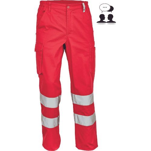 HUELVA RFLX nohavice červená