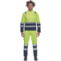 BURGOS HV trousers yellow/navy