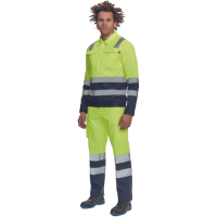 BURGOS HV trousers yellow/navy