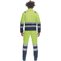 BURGOS HV trousers yellow/navy