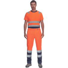 BURGOS HV nohavice oranžová/navy