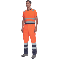 BURGOS HV trousers orange/navy