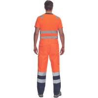 BURGOS HV trousers orange/navy