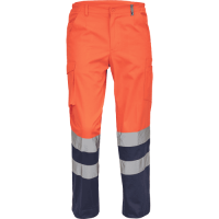 BURGOS HV trousers orange/navy