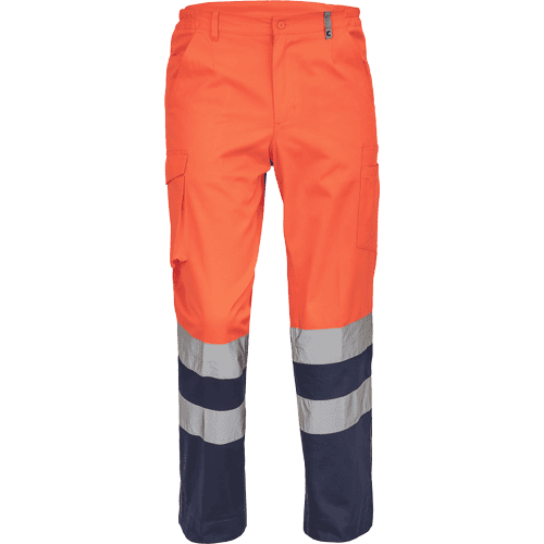 BURGOS HV nohavice oranžová/navy