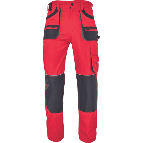 FF HANS nohavice červená/antracit