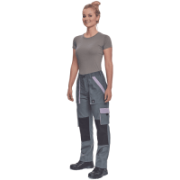 MAX SUMMER LADY pants grey/l.viol.