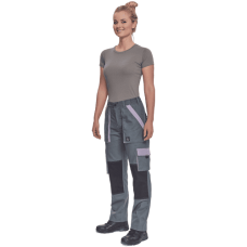 MAX SUMMER LADY pants grey/l.viol.