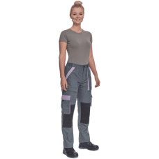 MAX SUMMER LADY pants grey/l.viol.