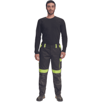 MAX VIVO nohavice čierne/žlté