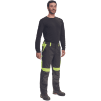 MAX VIVO nohavice čierne/žlté