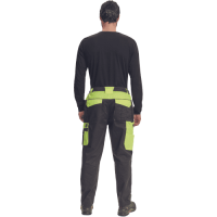 MAX VIVO nohavice čierne/žlté