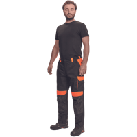 MAX VIVO pants black/orange