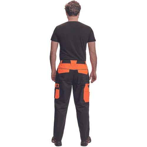 MAX VIVO nohavice čierne/oranžové