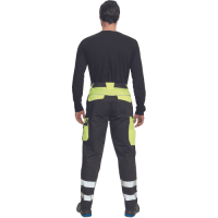 MAX VIVO RFLX nohavice čierne/žlté