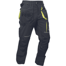 SHELDON pants anthracite/yellow