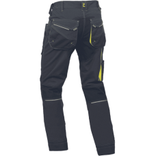 SHELDON pants anthracite/yellow