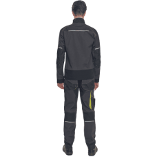 SHELDON pants anthracite/yellow