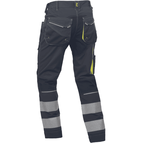 SHELDON RFLX pants anthracite/yellow