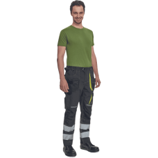 SHELDON RFLX pants anthracite/yellow