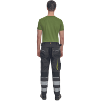 SHELDON RFLX pants anthracite/yellow