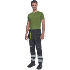 SHELDON RFLX pants anthracite/yellow