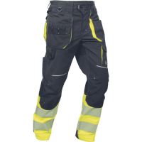 SHELDON HV DW pants anthracite/yellow
