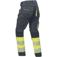 SHELDON HV DW nohavavice antracitovo/žlté