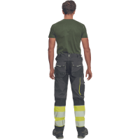 SHELDON HV DW pants anthracite/yellow