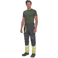 SHELDON HV DW pants anthracite/yellow