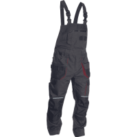 REUSEL nohavice náp antracit/červené