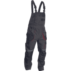 REUSEL bibpants anthracite/red