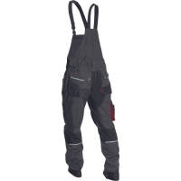 REUSEL nohavice náp antracit/červené