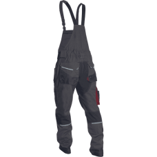 REUSEL bibpants anthracite/red