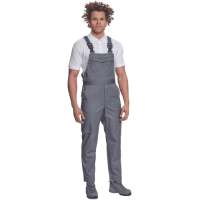 TELDE nohavice s náprs. sivé