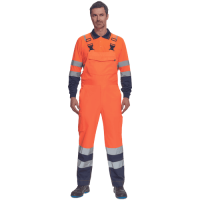LORCA HV bibpants orange/navy