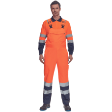 LORCA HV bibpants orange/navy