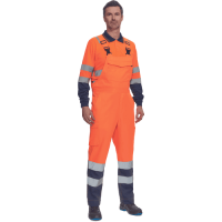 LORCA HV bibpants orange/navy