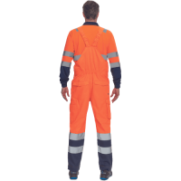 LORCA HV bibpants orange/navy