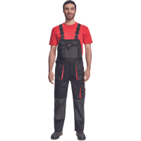 FF HANS bibpants black/anthracite