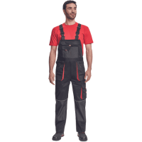 FF HANS bibpants black/anthracite