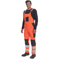 MAX VIVO HV náprs.nohavice oranžové