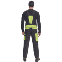 MAX VIVO bibpants black/yellow