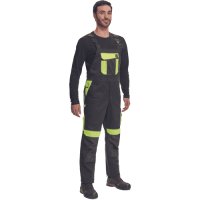MAX VIVO bibpants black/yellow