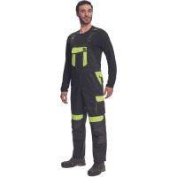 MAX VIVO bibpants black/yellow